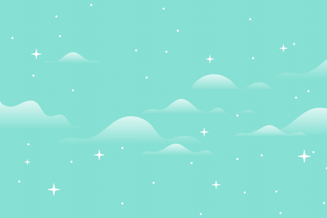 扁平化卡通星空背景图片