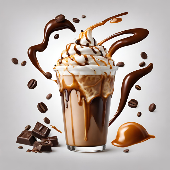 夏日冰巧克力奶油冰激凌图片