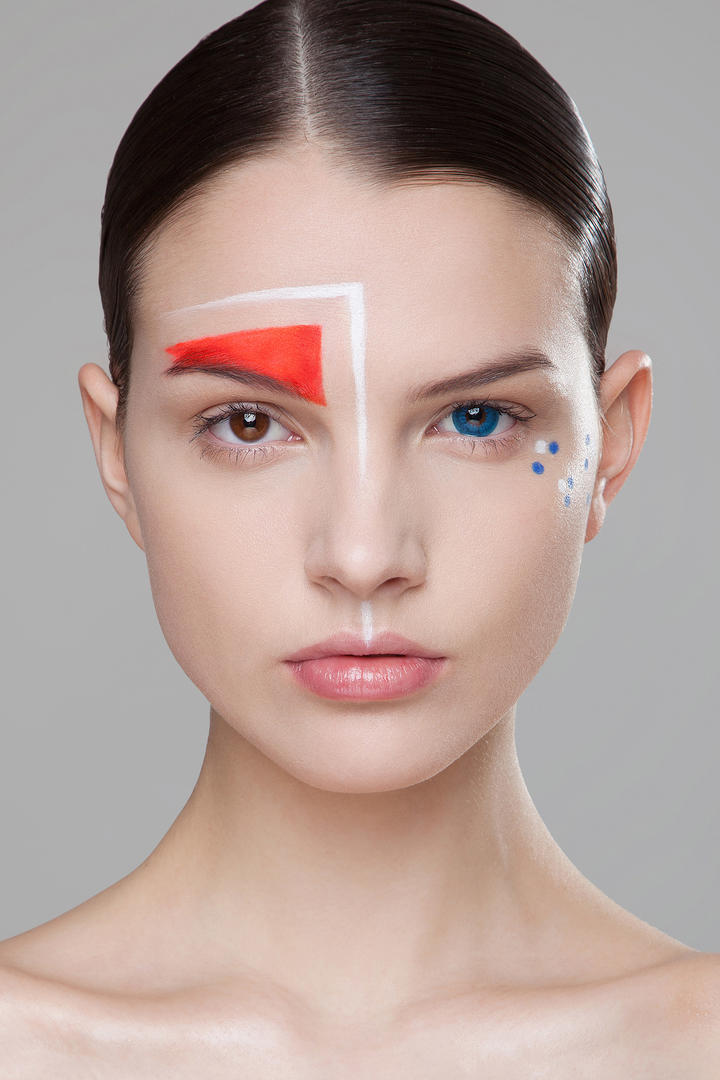 欧美头像美女人体艺术写真图片