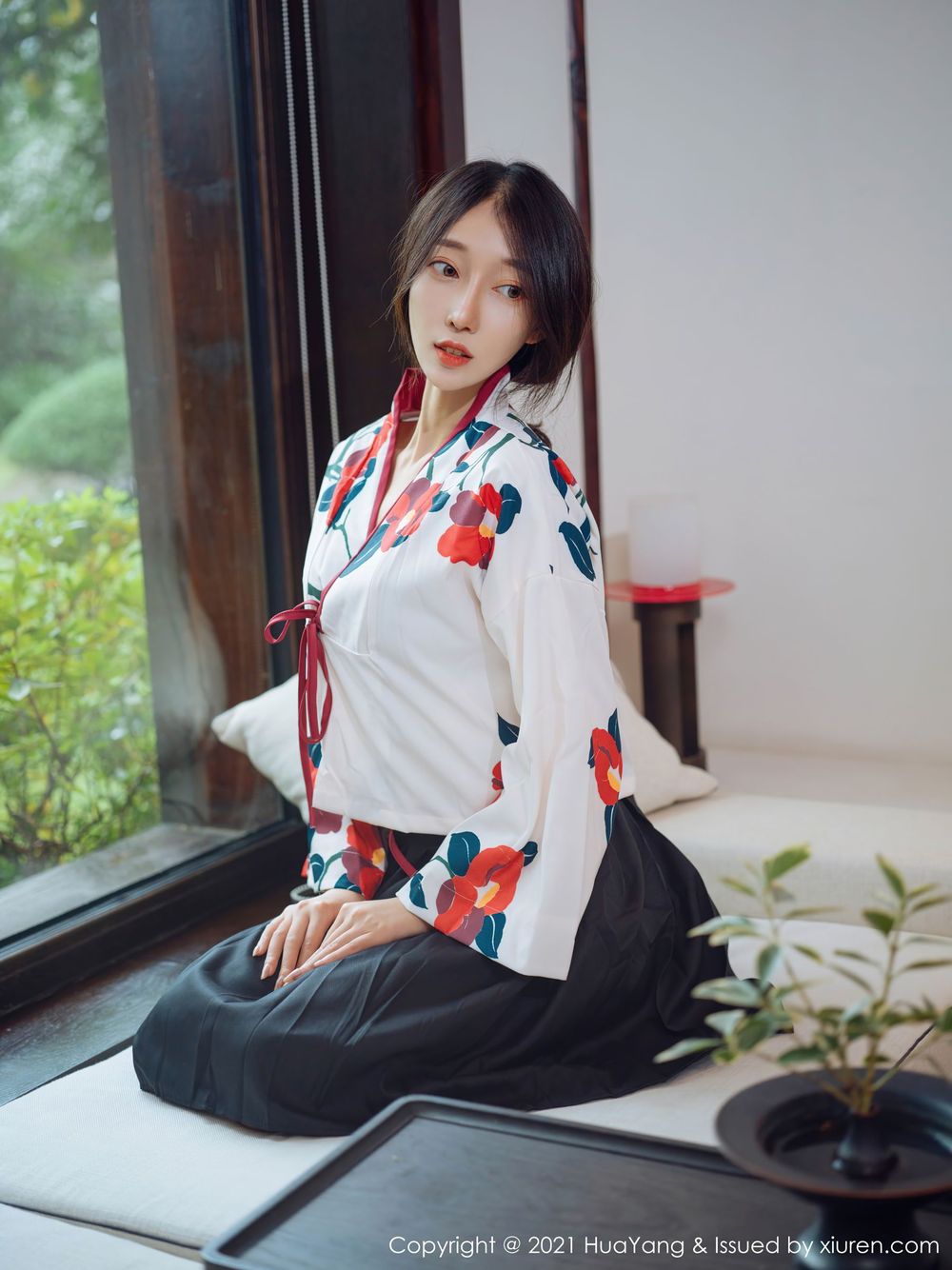 花漾Show美女模特玥儿玥er绚丽和服+内衣诱惑系列杭州旅拍