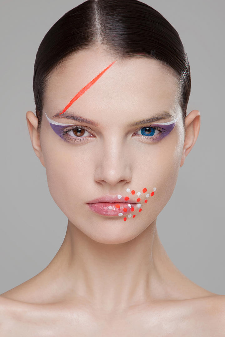 欧美头像美女艺术摄影图片