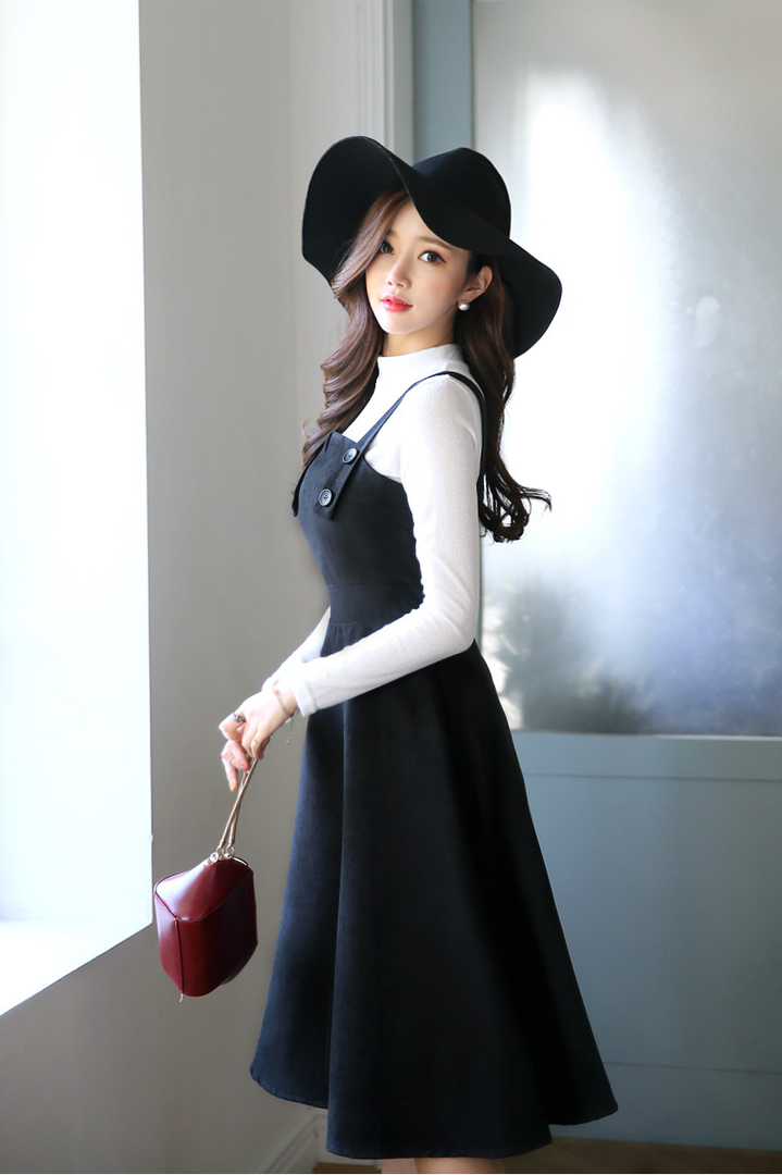 戴着帽子的韩国美女李妍静高清写真