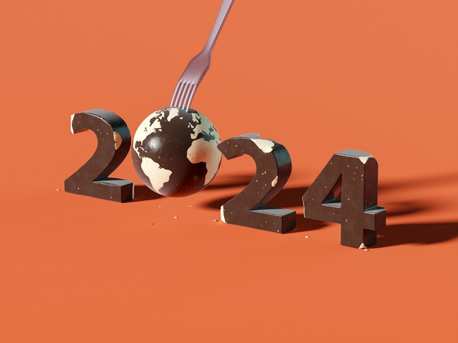 2024年元旦数字设计图片