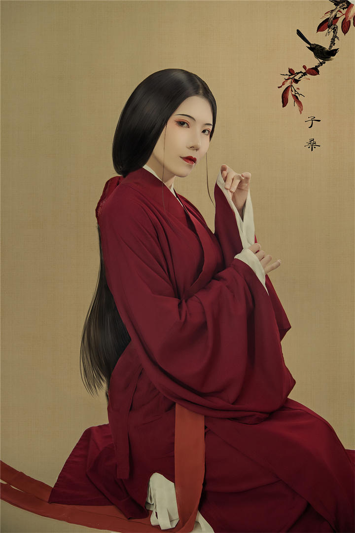 中国古典美女古装汉服美模特雅艺术写真图片