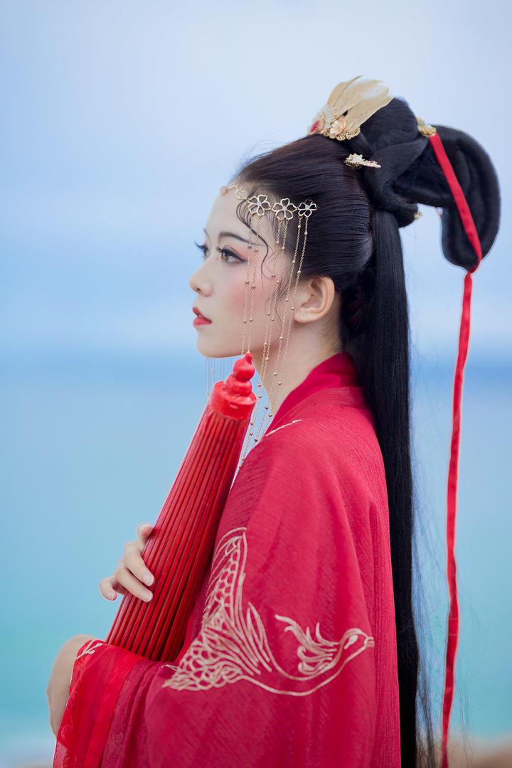 高清唯美古风美女航子艺术写真图片
