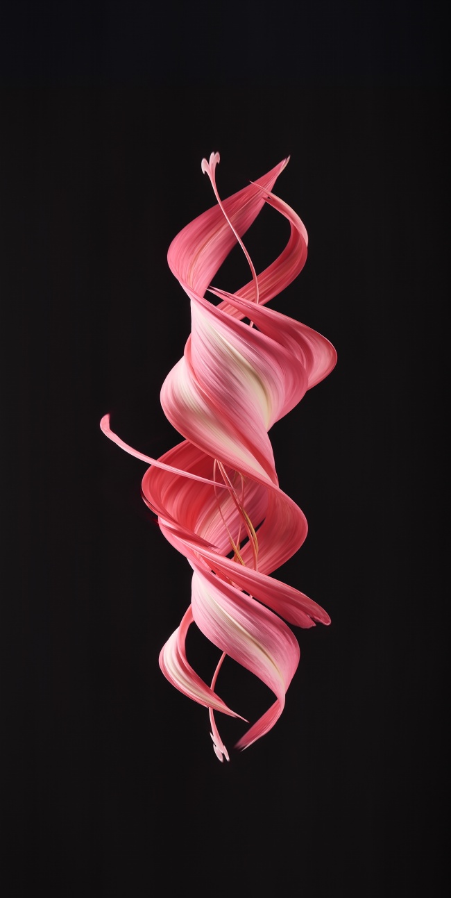 螺旋状花瓣造型摄影图片