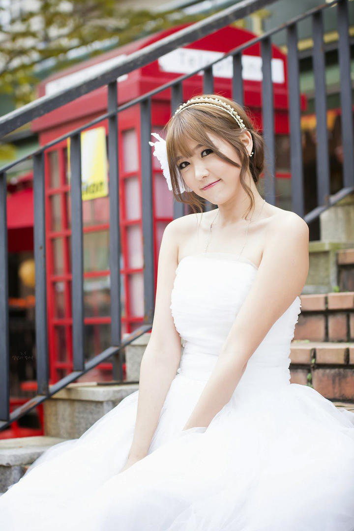 超清韩国美女明星李恩慧婚纱摄影写真