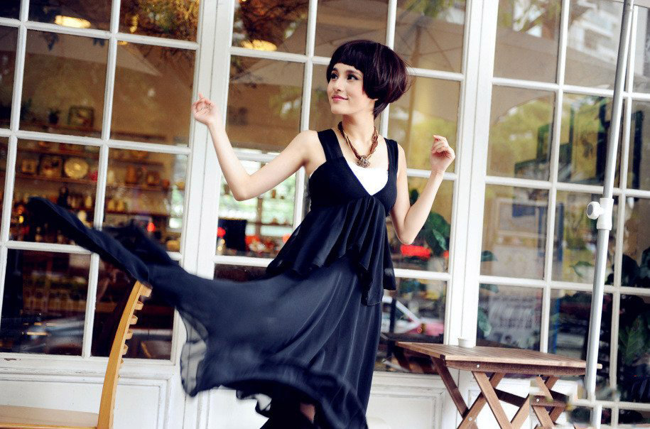 甜美美女SSFIFI咖啡厅