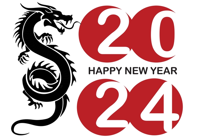 2024年龙年春节图片素材