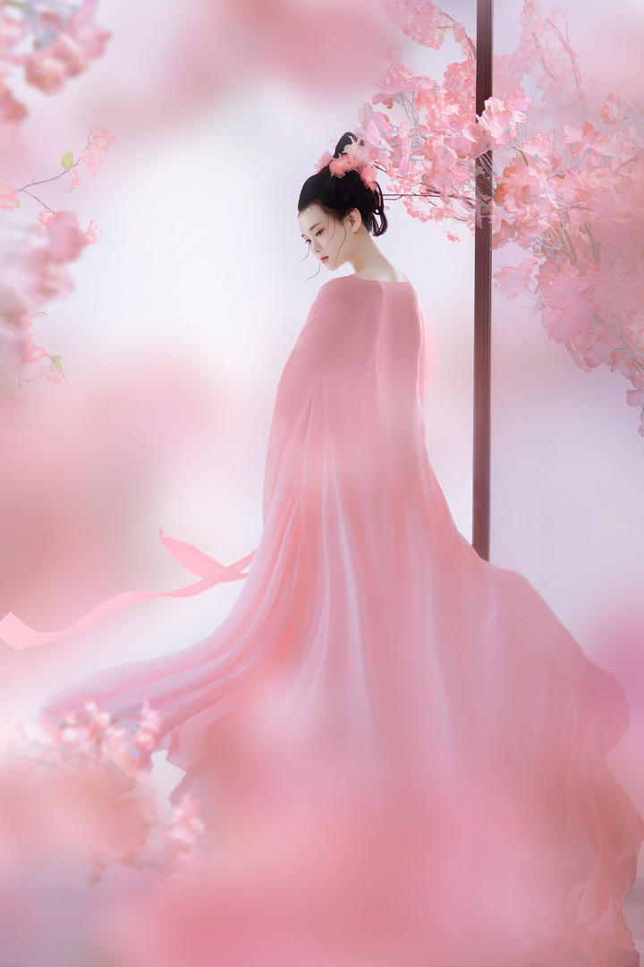 中国唯美古装汉服小姐姐美女壁纸艺术照