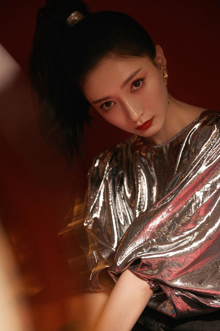 气质女神江疏影写真图片