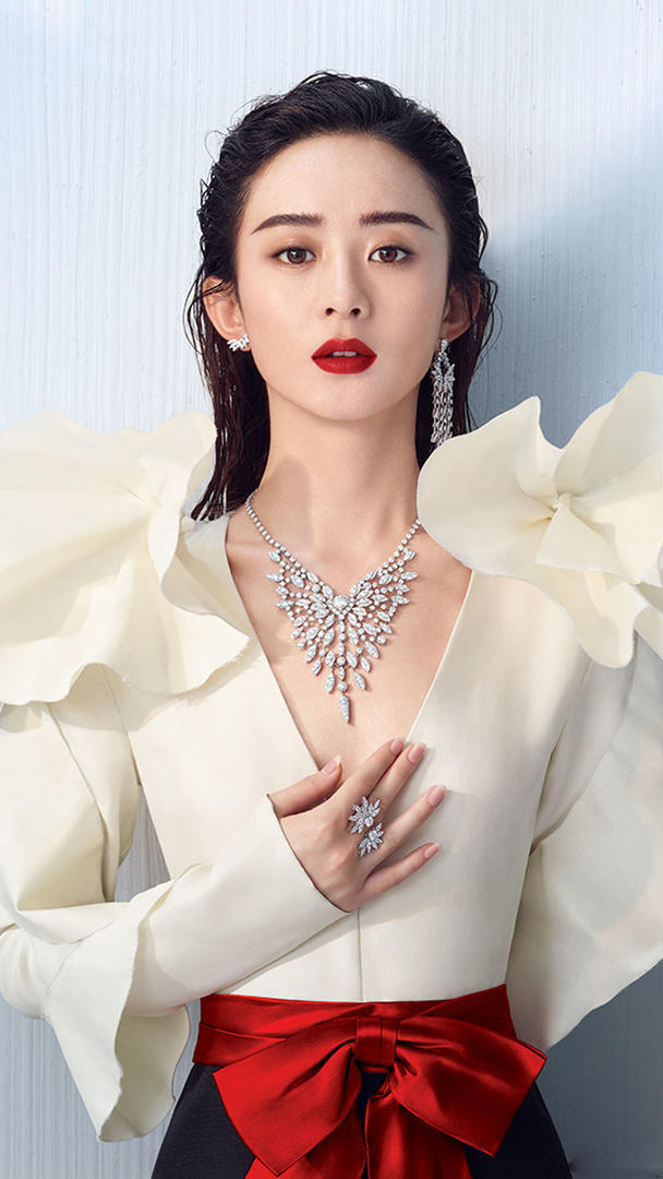 高清中国美女明星赵丽颖图片