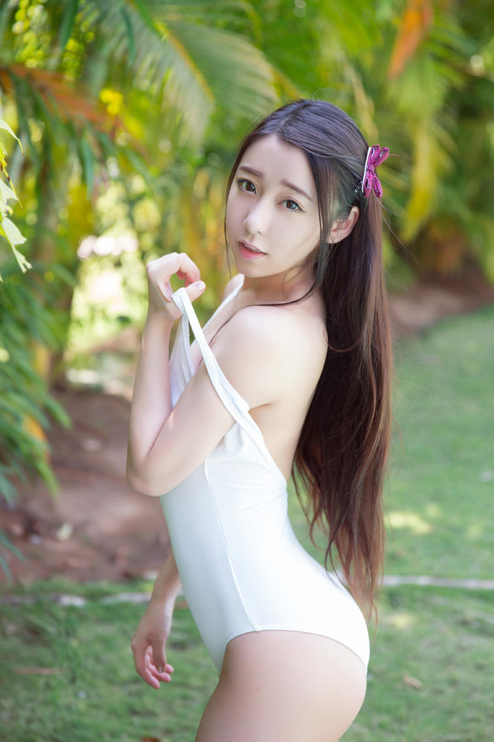 高清户外清纯女生写真