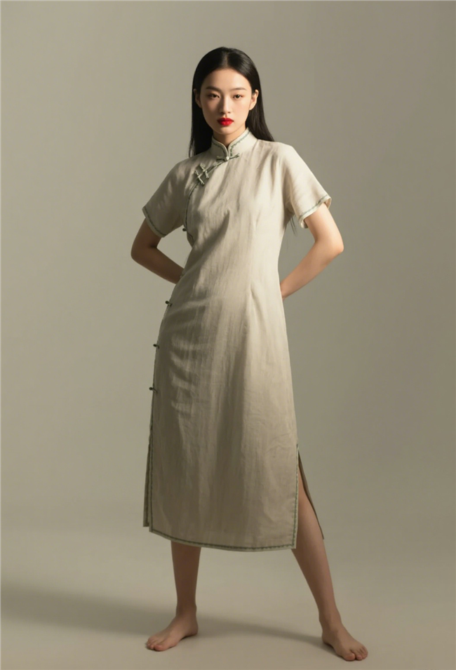 中式风美女模特写真艺术摄影图片