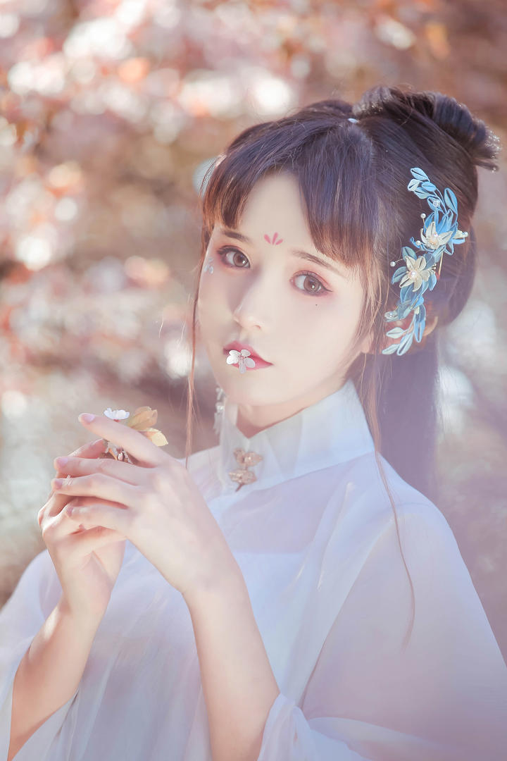 国朝清纯古装美女高清摄影壁纸大图