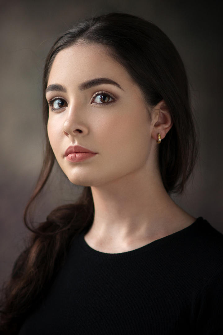 欧美气质美女肖像艺术写真图片高清