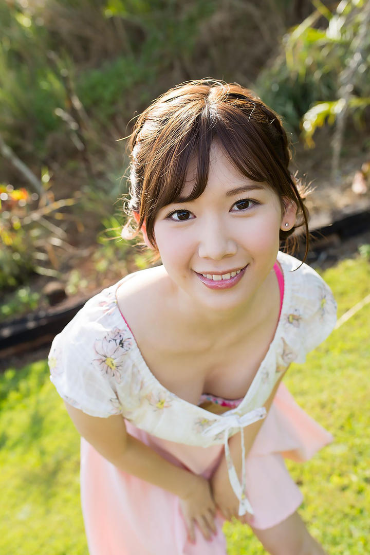 户外清纯日本美女写真