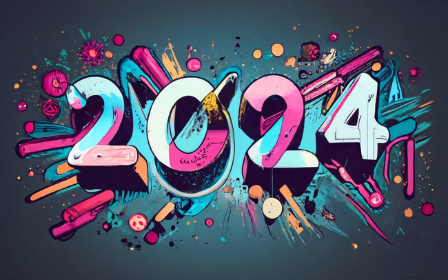 2024涂鸦风格数字创意图片