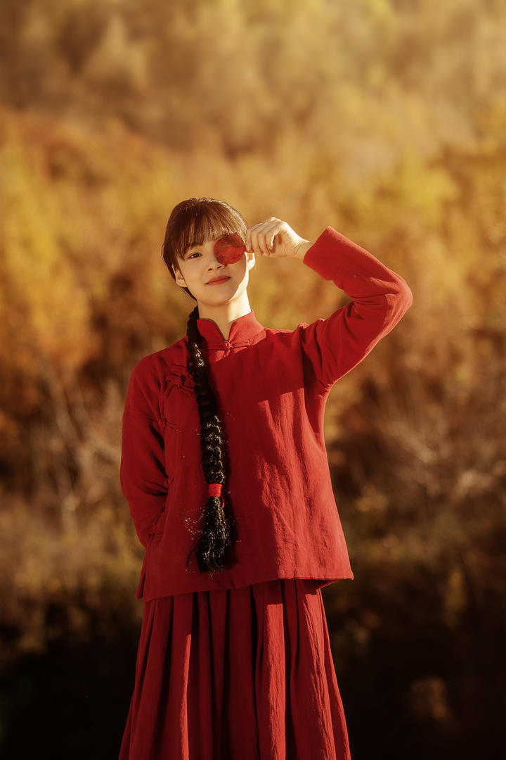 唯美古风美女头像刘梦茹艺术写真图片