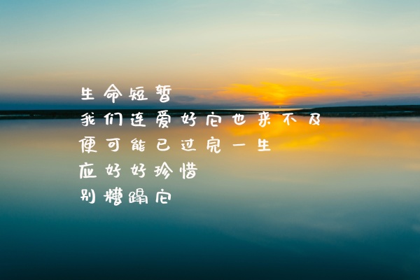 生活感悟文字图片