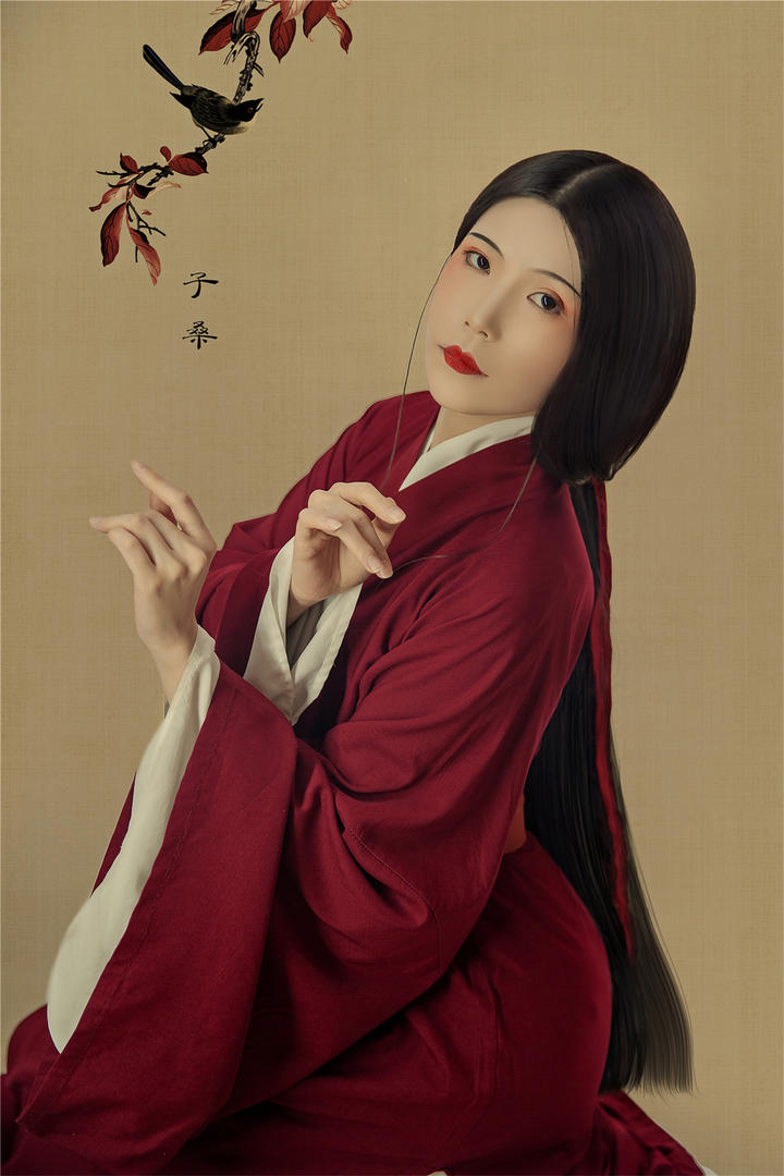 古装美女汉服美女艺术人像写真图片