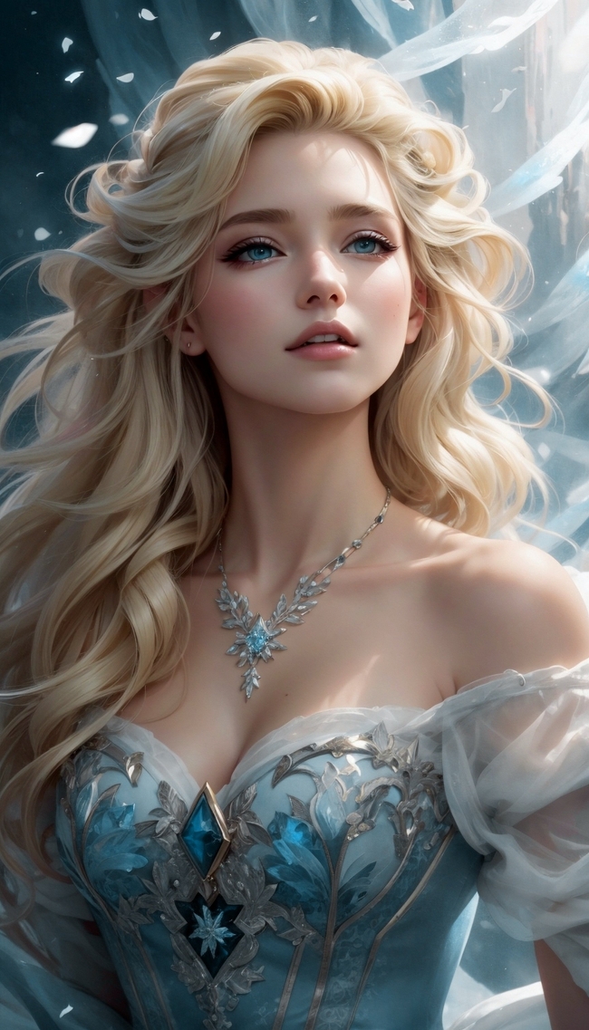 欧美动漫插画风格性感美女图片