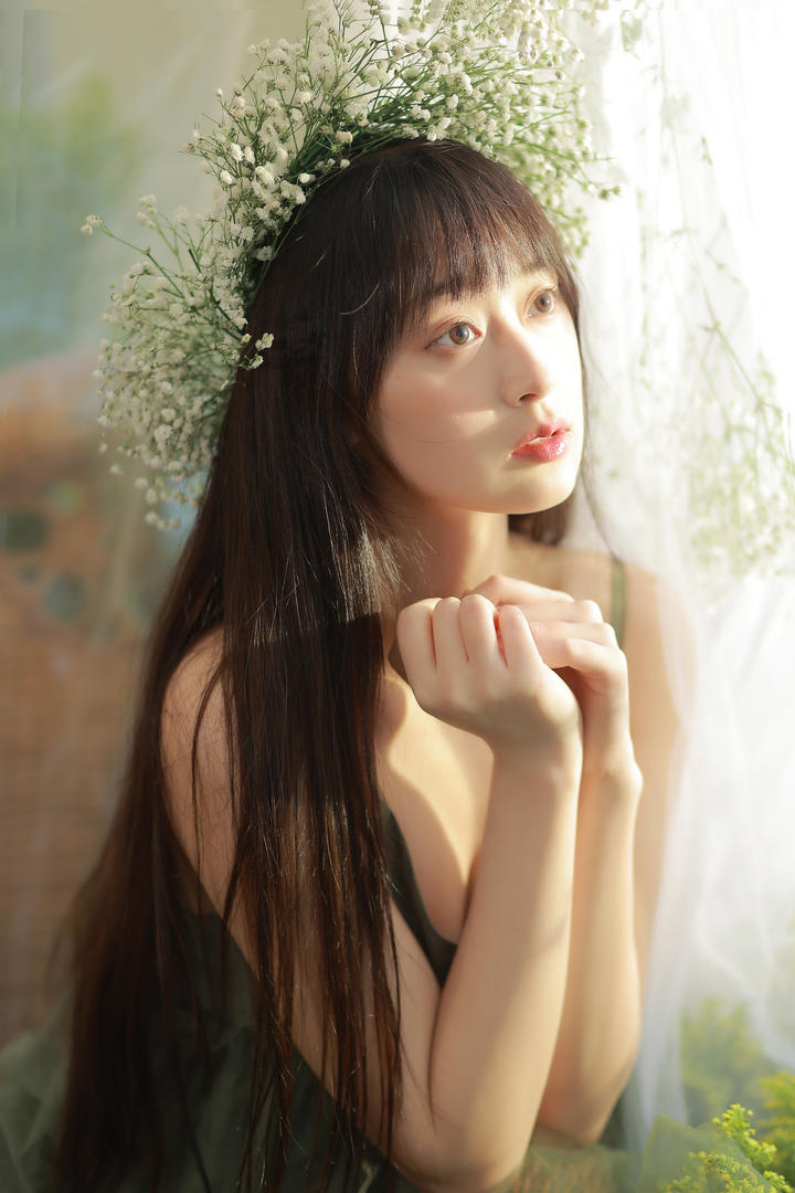 国内清纯女生艺术照图片