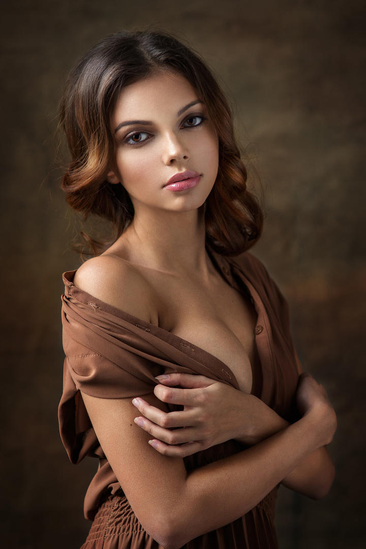 欧美美少女肖像艺术摄影图片