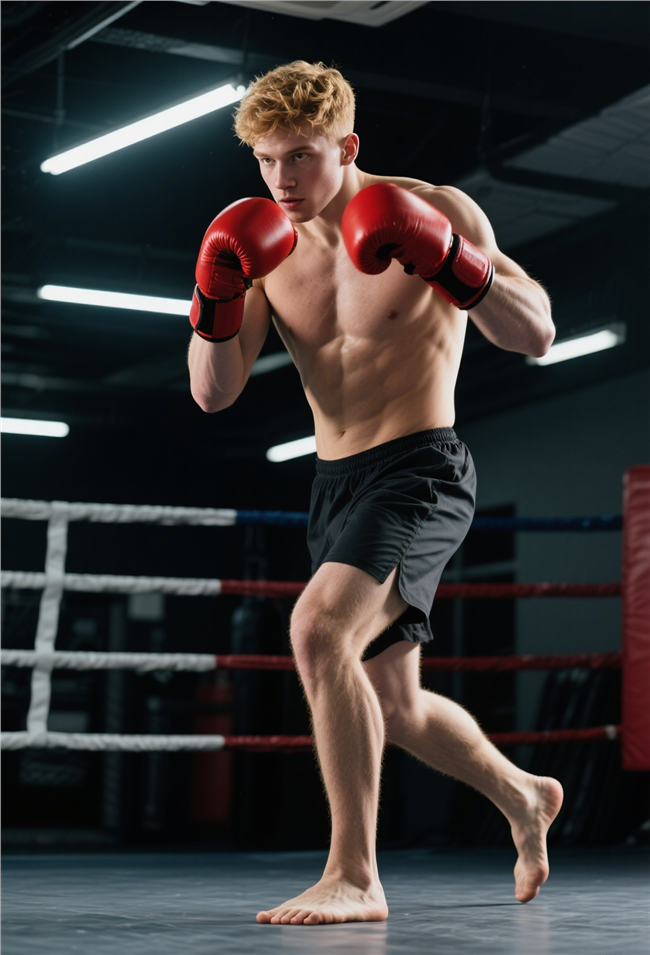 欧美拳击运动帅哥摄影图片