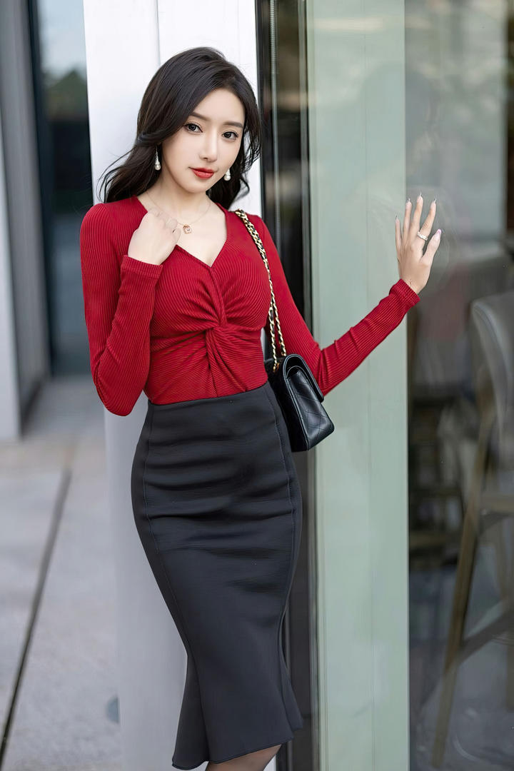 街拍秀人网气质美女模特王馨瑶高清图片大全