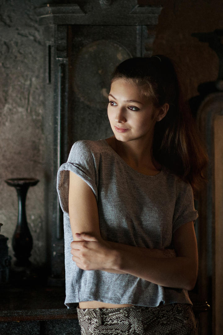 欧美气质女生写真图片