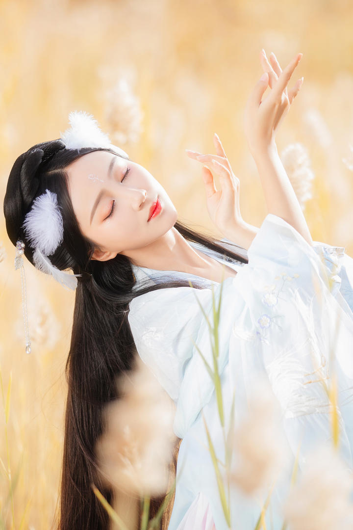 翩翩起舞的古装汉服美女唯美艺术照大全