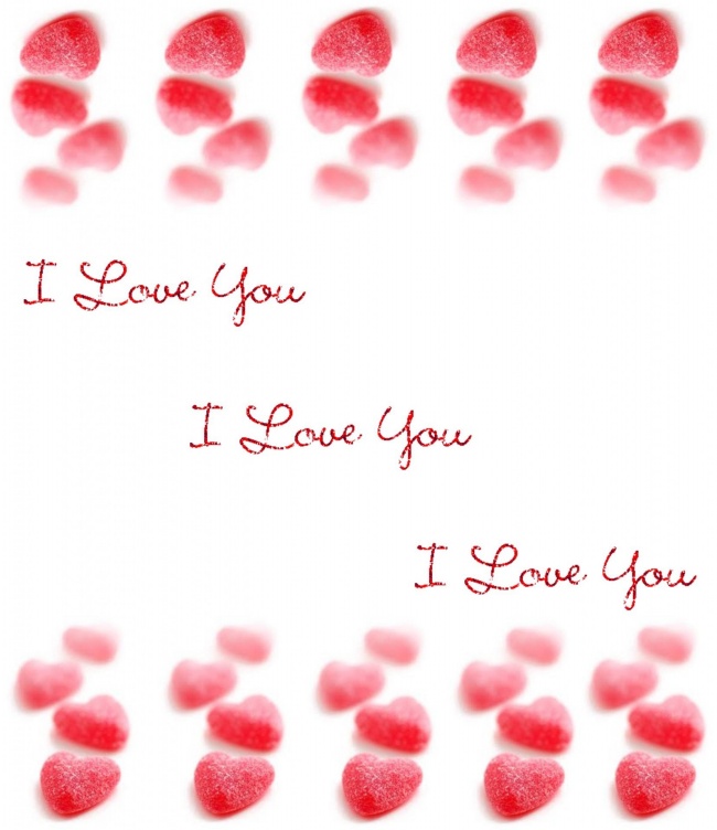 I love you背景图片