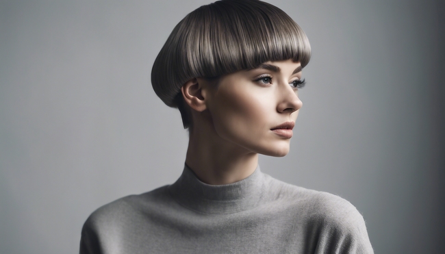 欧美美女时尚短发发型图片