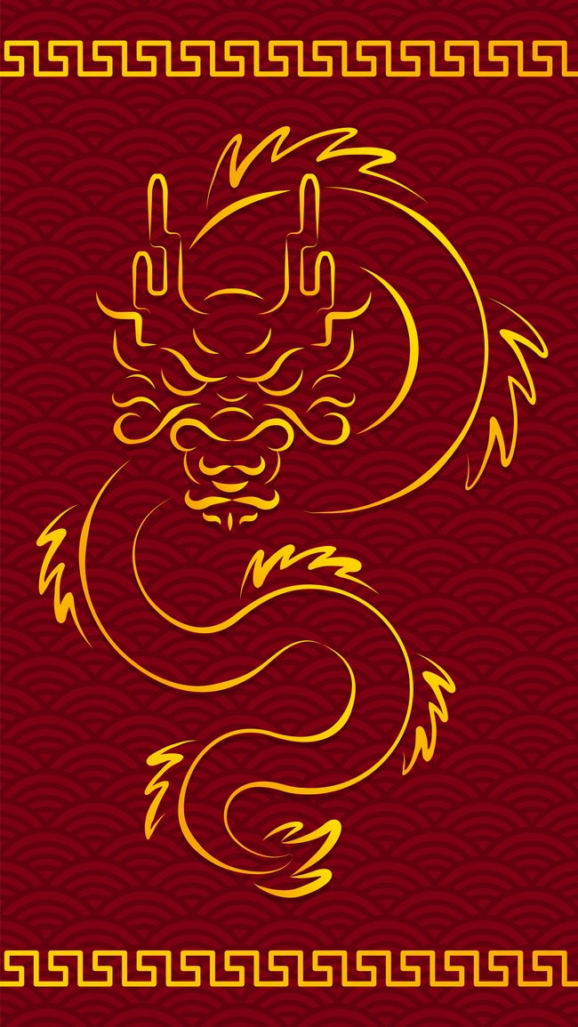 2024年龙年图片素材