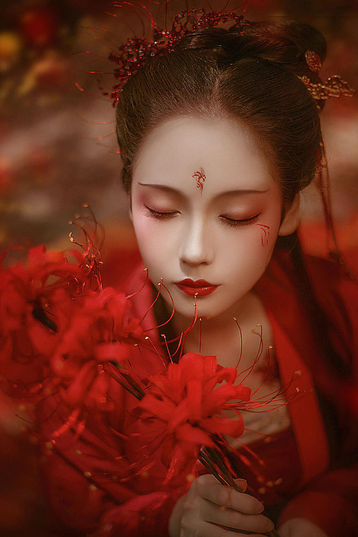 超清古装汉服美女古典艺术写真