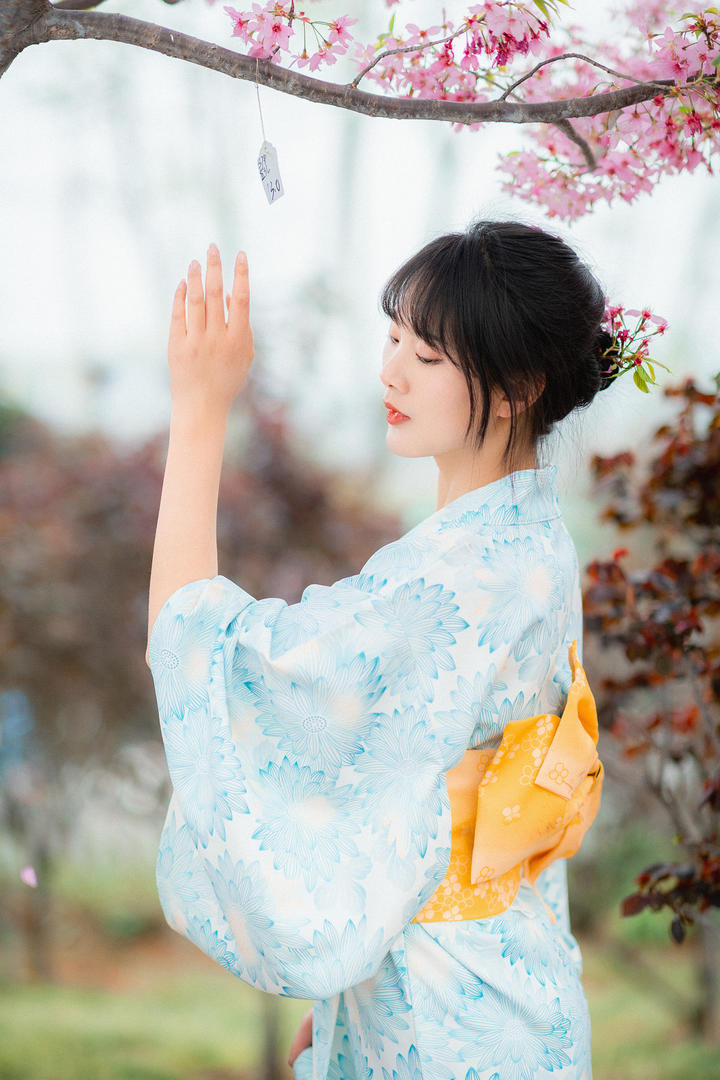 穿和服的日本美女艺术照写真图片