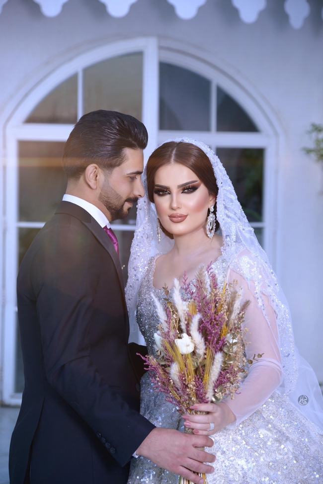 婚礼新人夫妇婚纱照图片