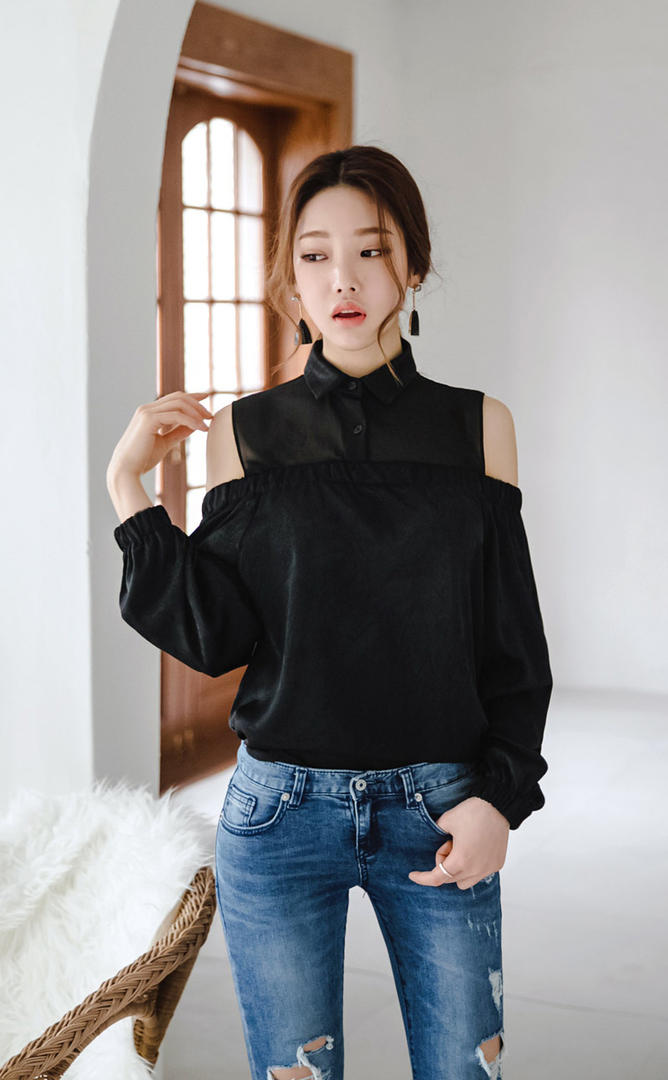 穿着牛仔裤的高清韩国美女朴正允图片