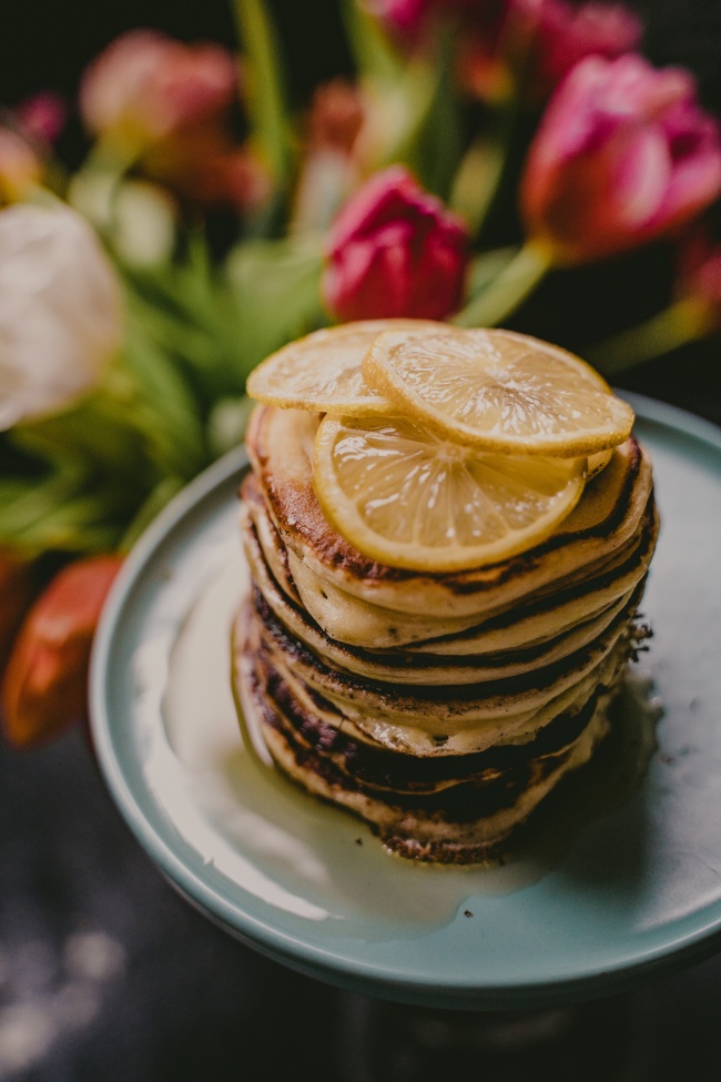 薄饼柠檬片图片