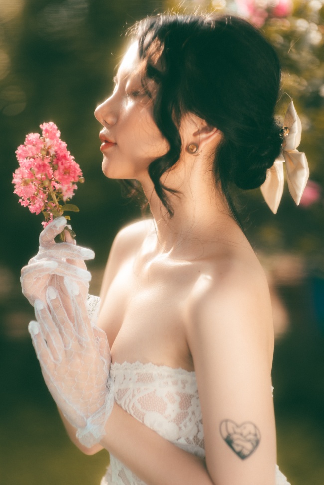 治愈系婚纱写真艺术图片