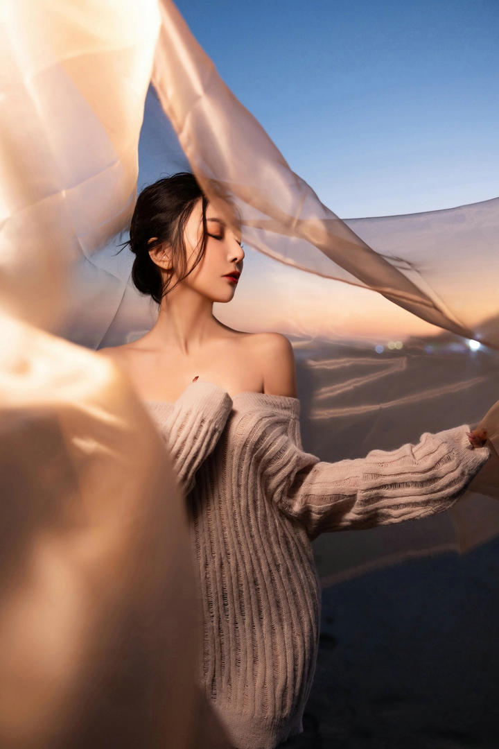 高颜值美女国模王馨瑶唯美个人艺术摄影写真大图