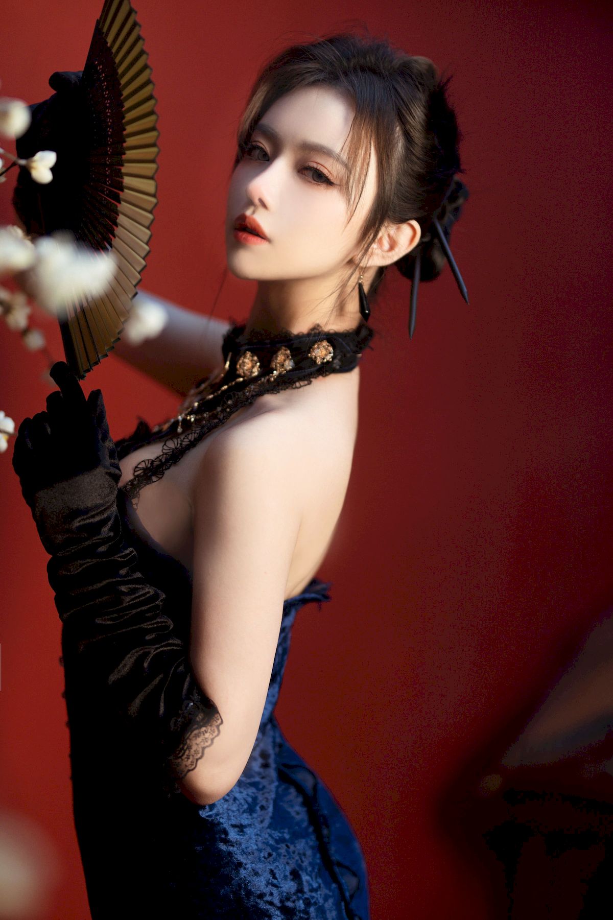 邻家正妹Shika小鹿鹿旗袍系列COS烽火经年美图