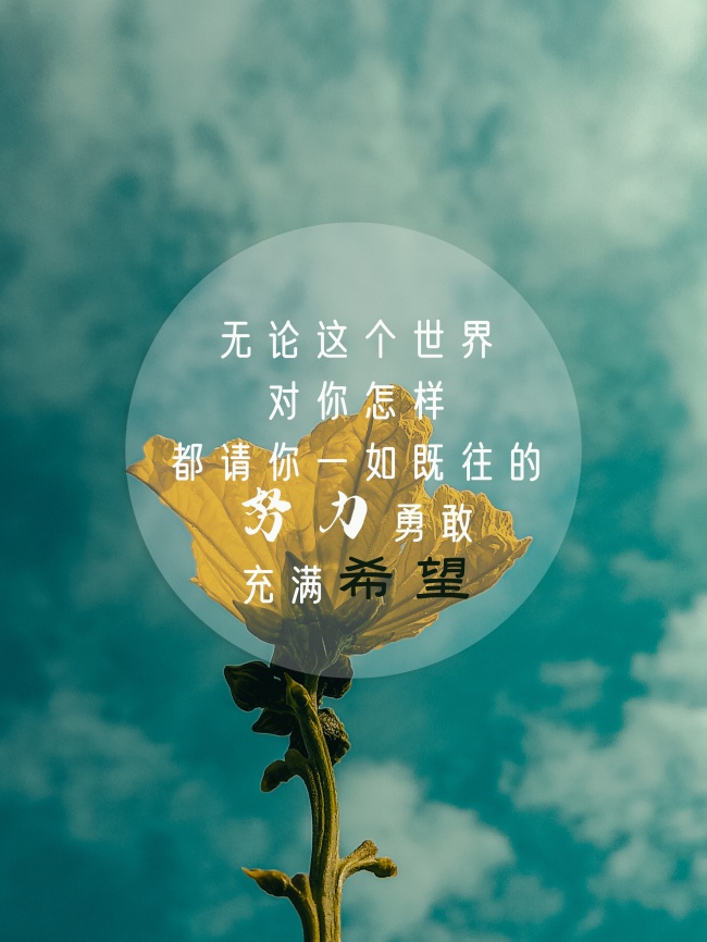 励志正能量文字语录图片
