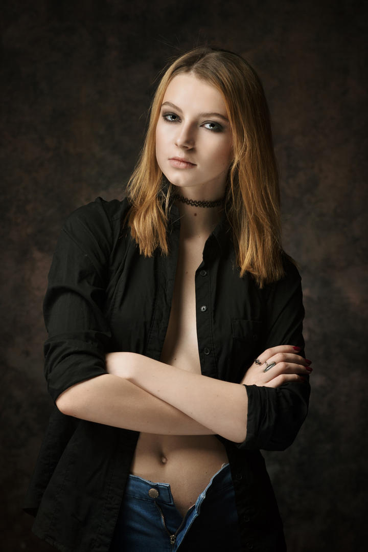 性感欧美女生艺术写真