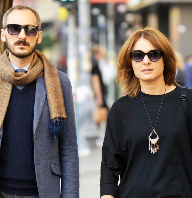 欧美街头时尚街拍夫妻情侣图片