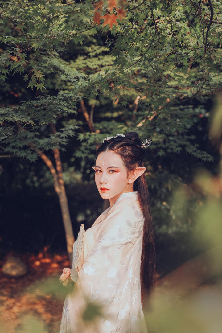 精灵族古装美女艺术摄影写真图片