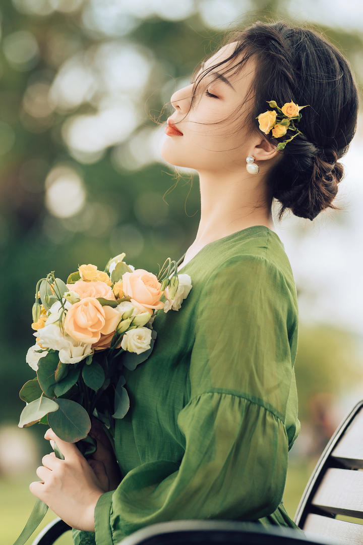 4K唯美清纯漂亮气质女生侧脸头像图片大全