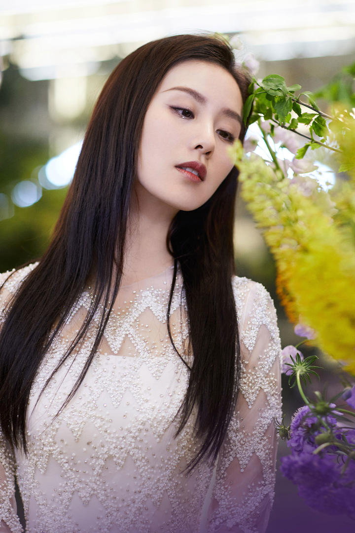 黑长直气质美女明星刘诗诗高清壁纸图片