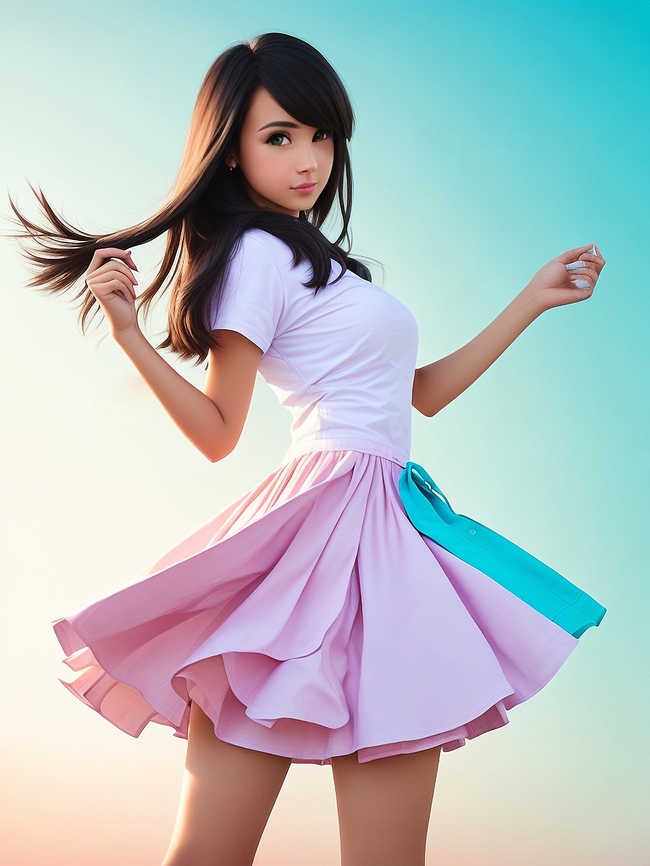 性感3D动漫美女少女图片